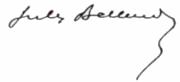Signature du Préfet d'Avignon